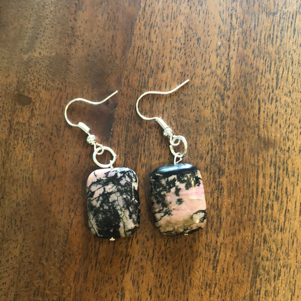 Genuine Rhato Nite Stone Earrings